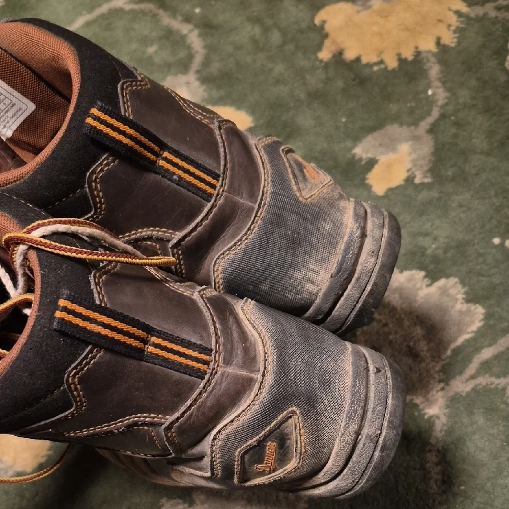 Danner Brown and Black Leather Hiking Boots